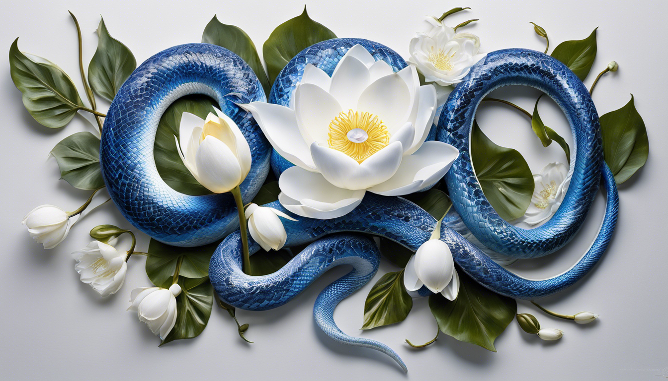 o que significa sonhar com uma cobra azul e branca interpretacoes espiritualidade positivo negativo 441