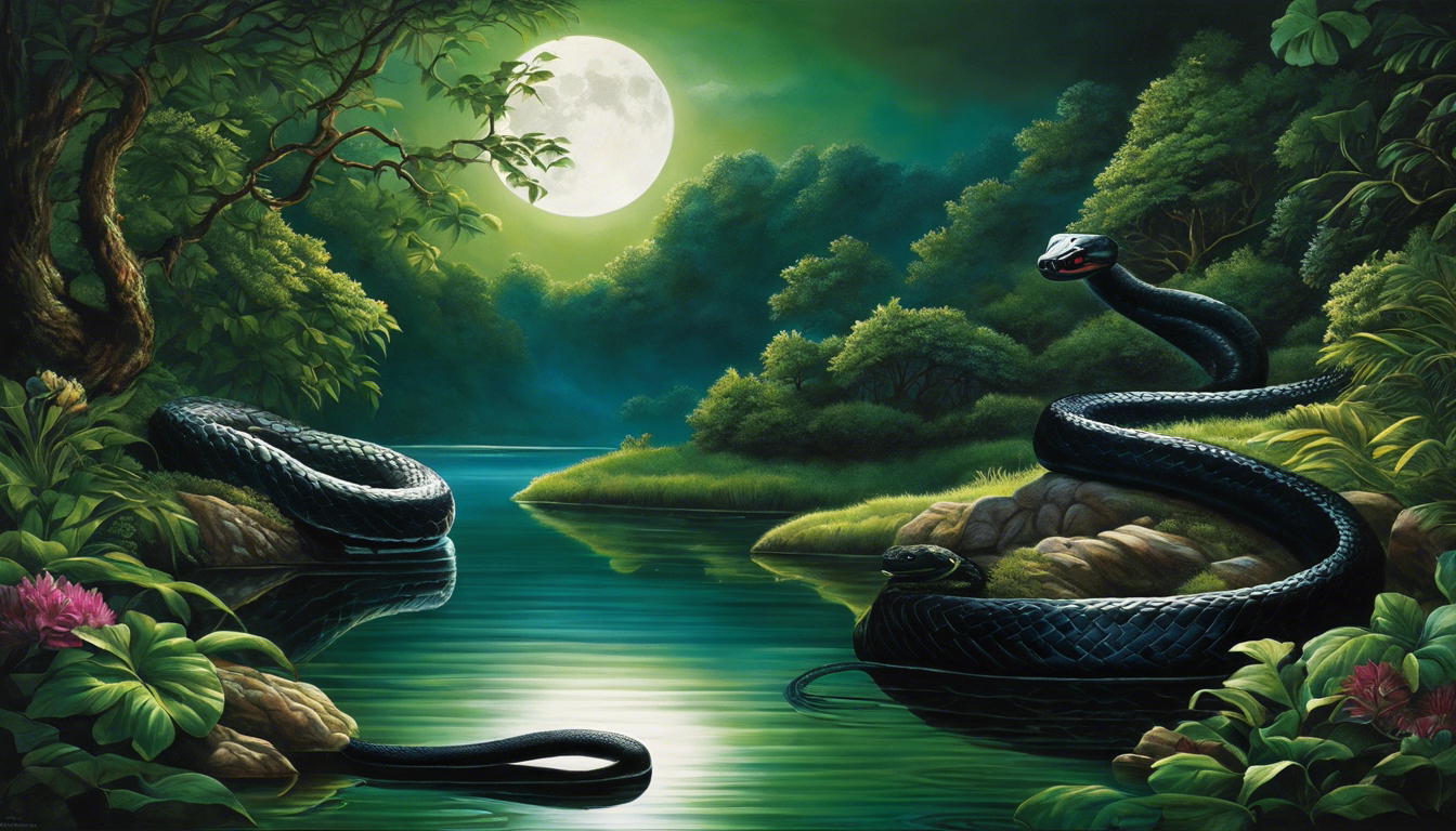 o que significa sonhar com uma cobra preta na agua interpretacoes espiritualidade aspectos positivos negativos 129