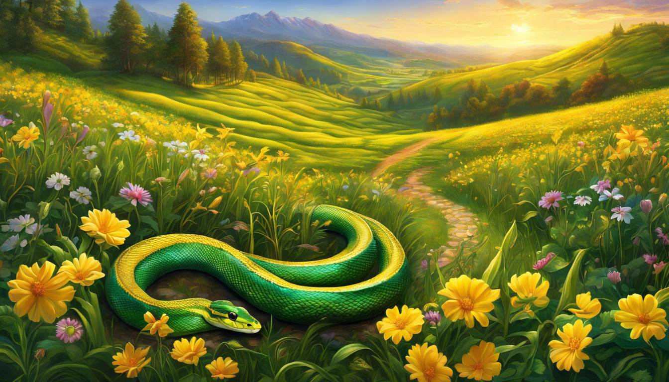 o que significa sonhar com uma cobra verde e amarela interpretacoes espiritualidade positivo negativo 52