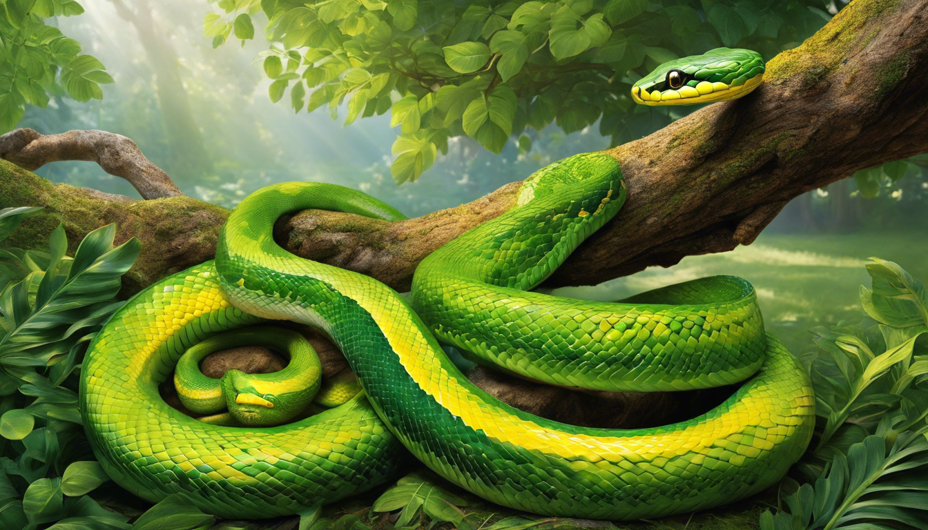 o que significa sonhar com uma cobra verde e amarela interpretacoes espiritualidade positivo negativo 926
