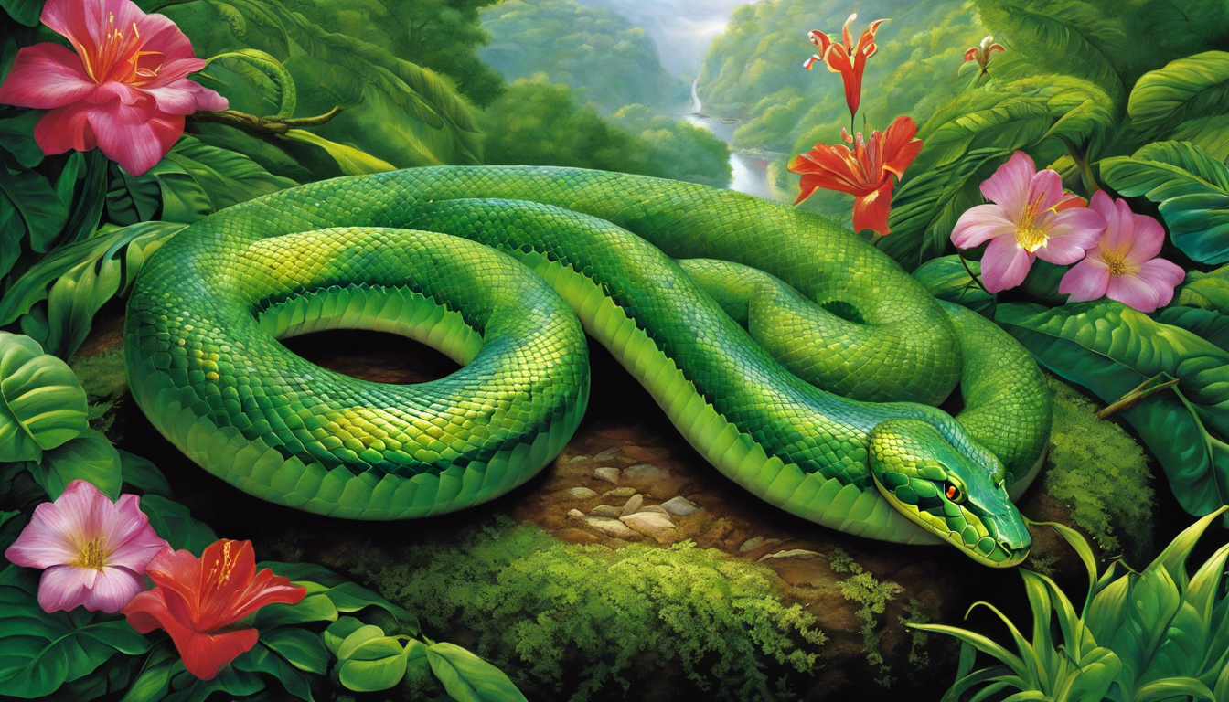 o que significa sonhar com uma grande cobra verde interpretacoes espiritualidade positivo negativo 10