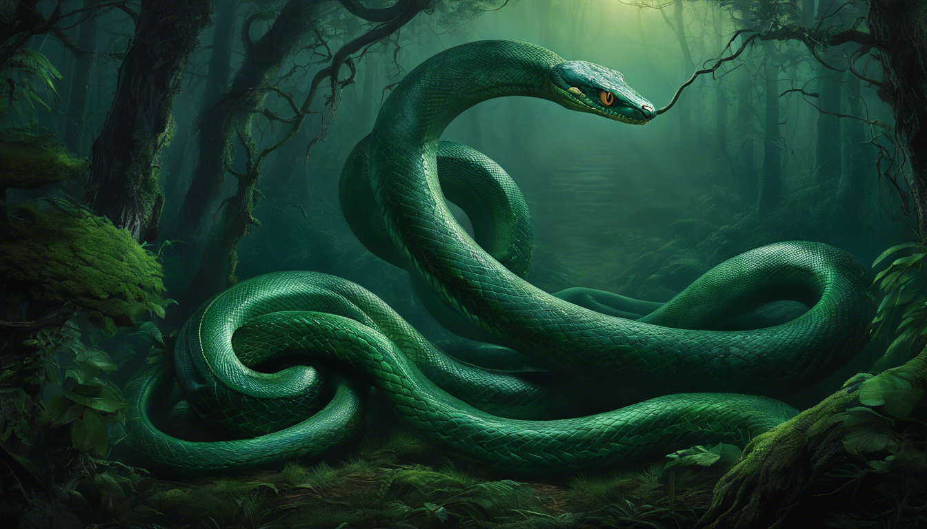 o que significa sonhar com uma grande cobra verde interpretacoes espiritualidade positivo negativo 380