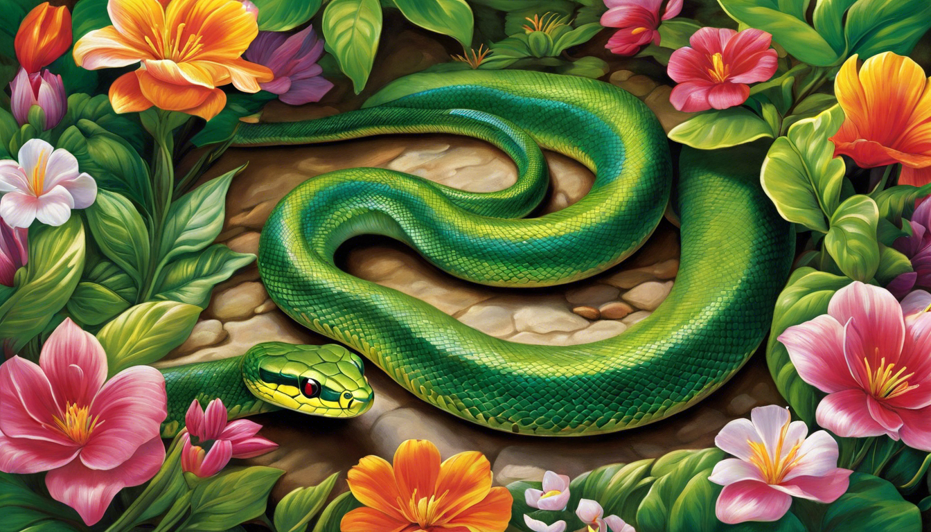 o que significa sonhar com uma pequena cobra verde interpretacoes espiritualidade positivo negativo 537