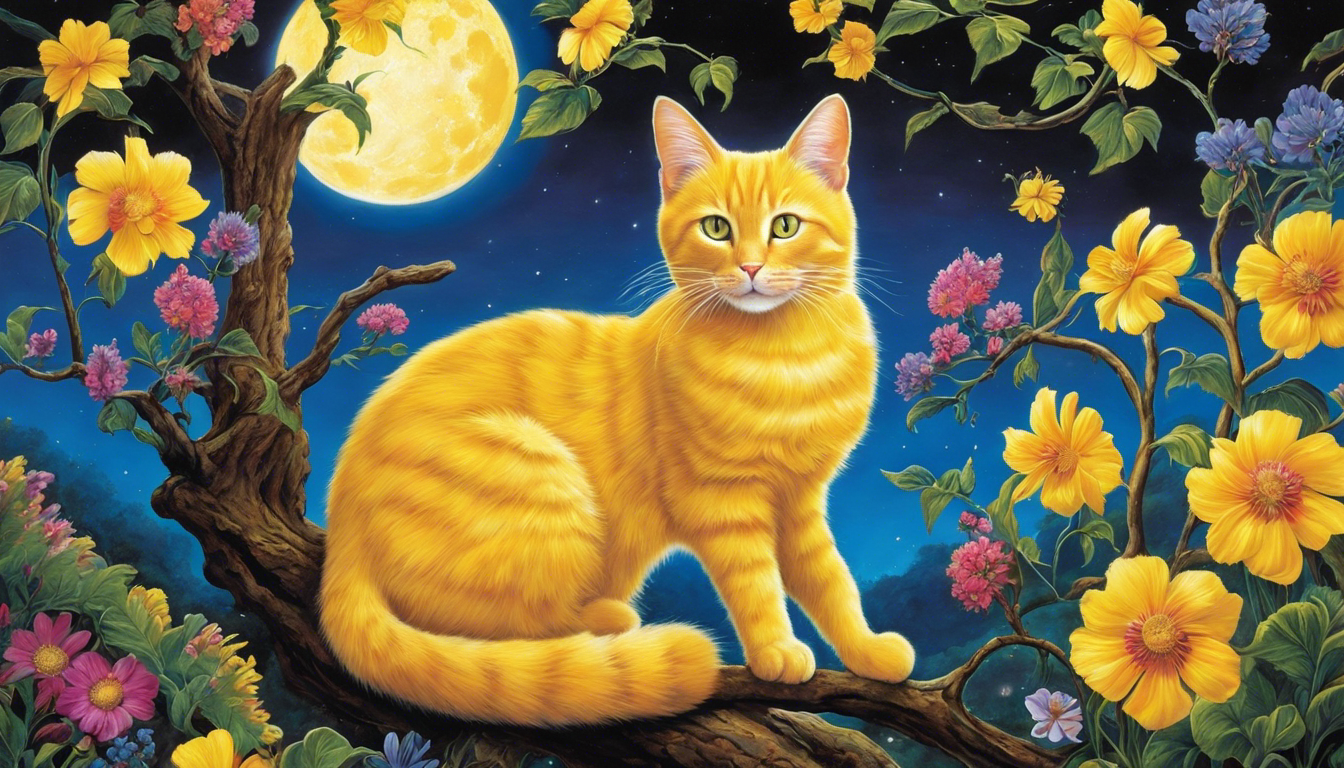 significado de sonhar com um gato amarelo interpretacao simbolismo espiritualidade 909