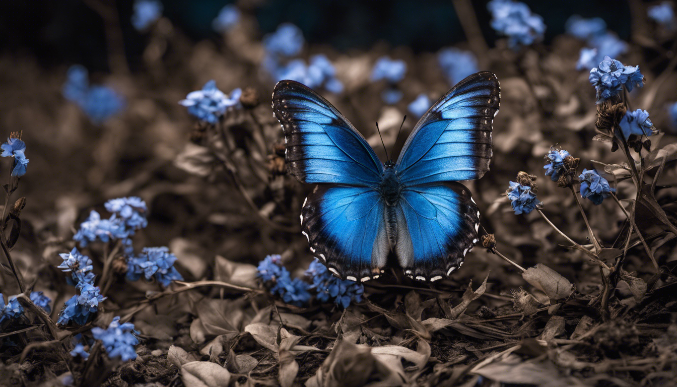 significado de sonhar com uma borboleta azul interpretacoes espiritualidade positivo negativo 412