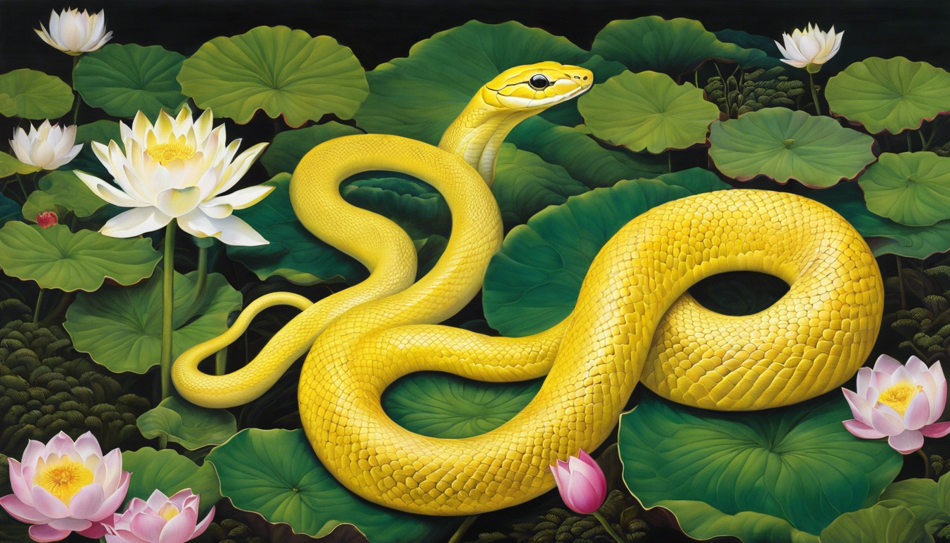 significado de sonhar com uma cobra amarela interpretacao simbologia espiritualidade 575