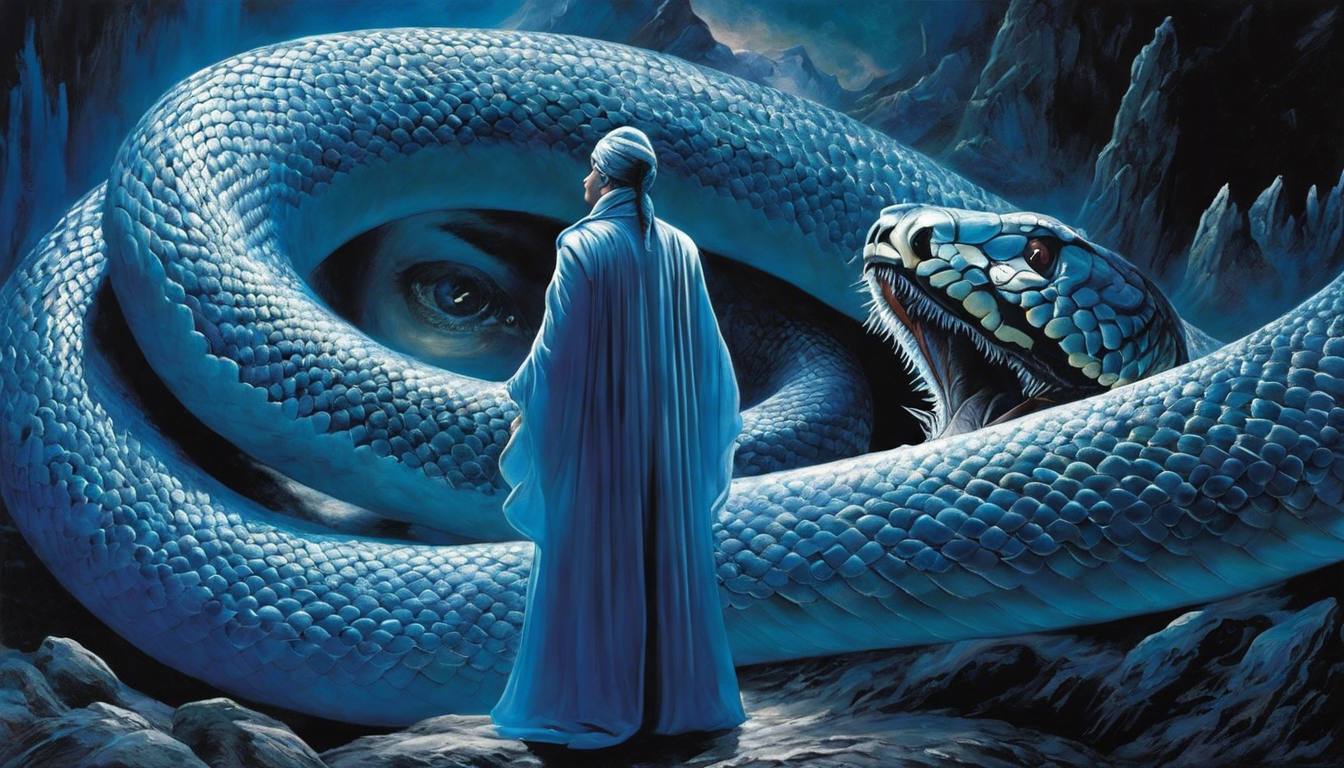 significado de sonhar com uma cobra azul interpretacao simbologia espiritualidade 32