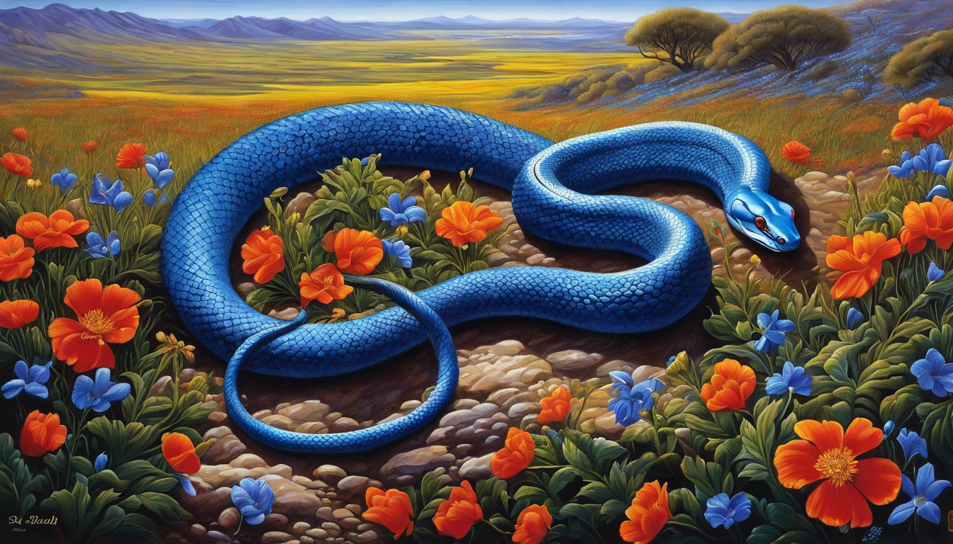 significado de sonhar com uma cobra azul interpretacao simbologia espiritualidade 77