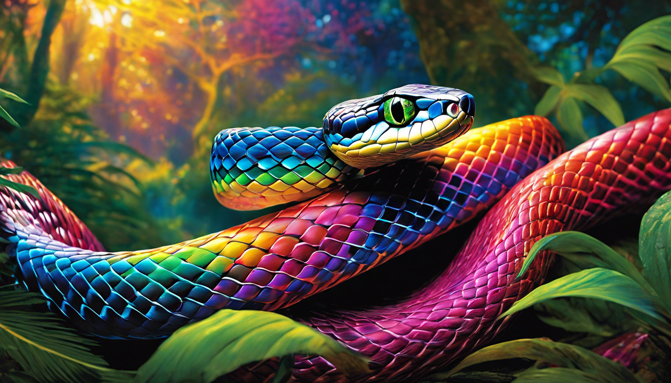 significado de sonhar com uma cobra colorida interpretacao simbolismo espiritualidade 311