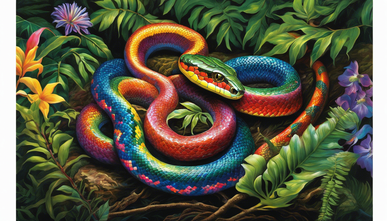 significado de sonhar com uma cobra colorida interpretacao simbolismo espiritualidade 719