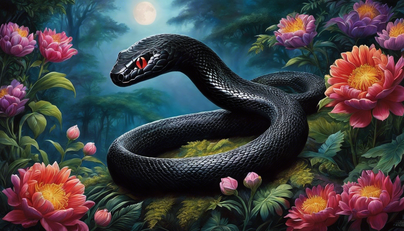 significado de sonhar com uma cobra preta interpretacao simbologia espiritualidade 380