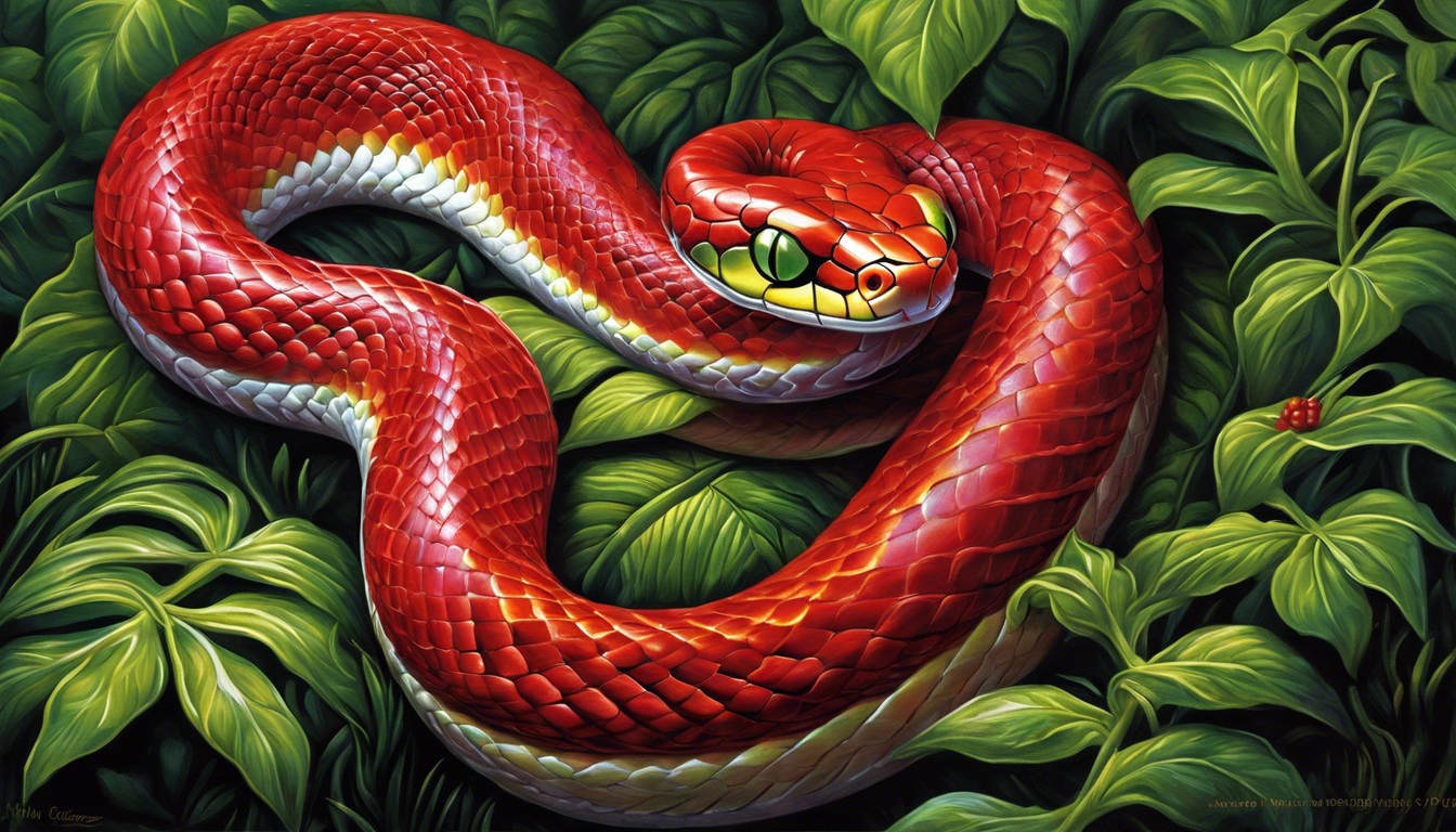 significado de sonhar com uma cobra vermelha interpretacao simbologia espiritualidade 574