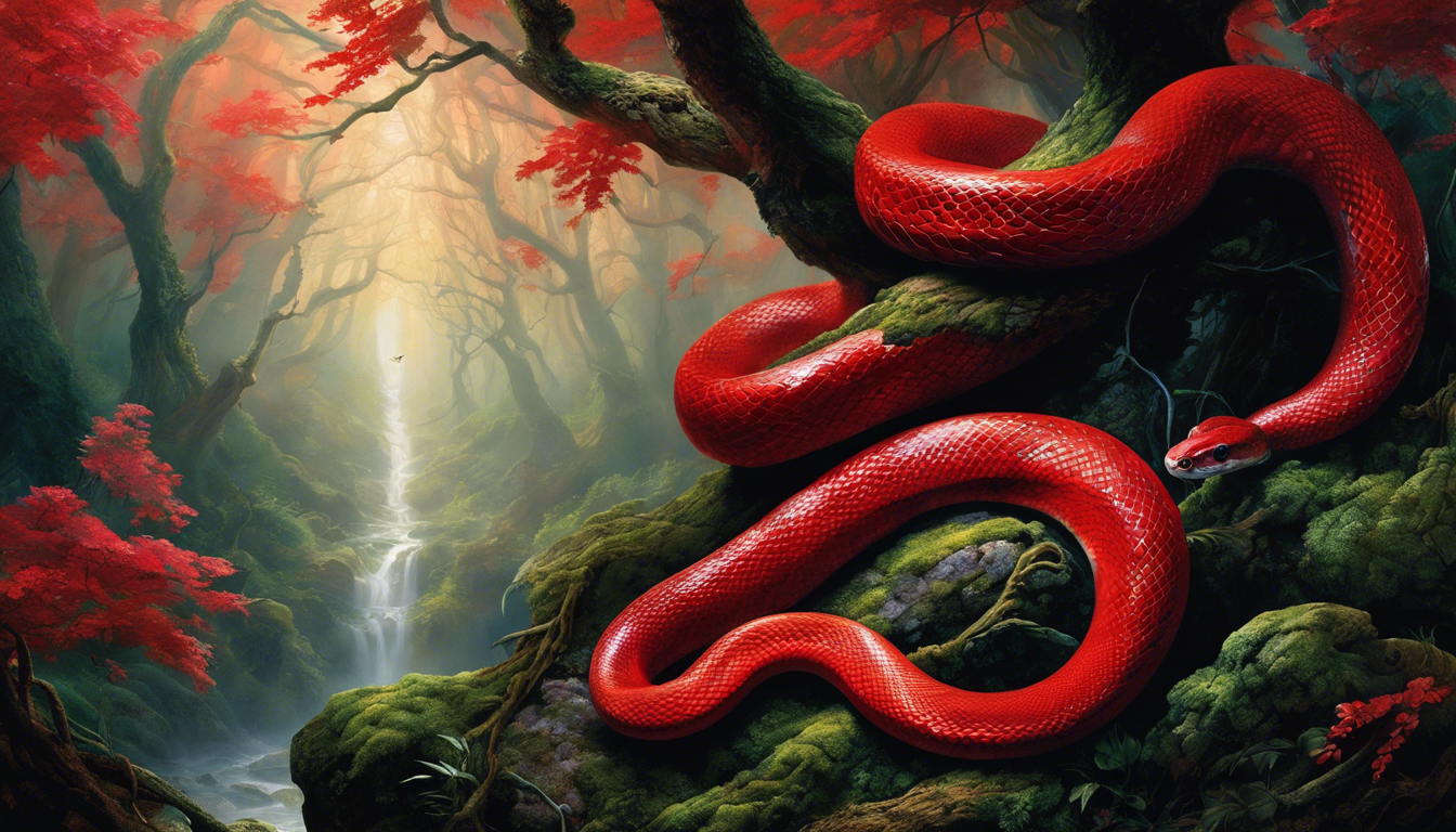 significado de sonhar com uma cobra vermelha interpretacao simbologia espiritualidade 774