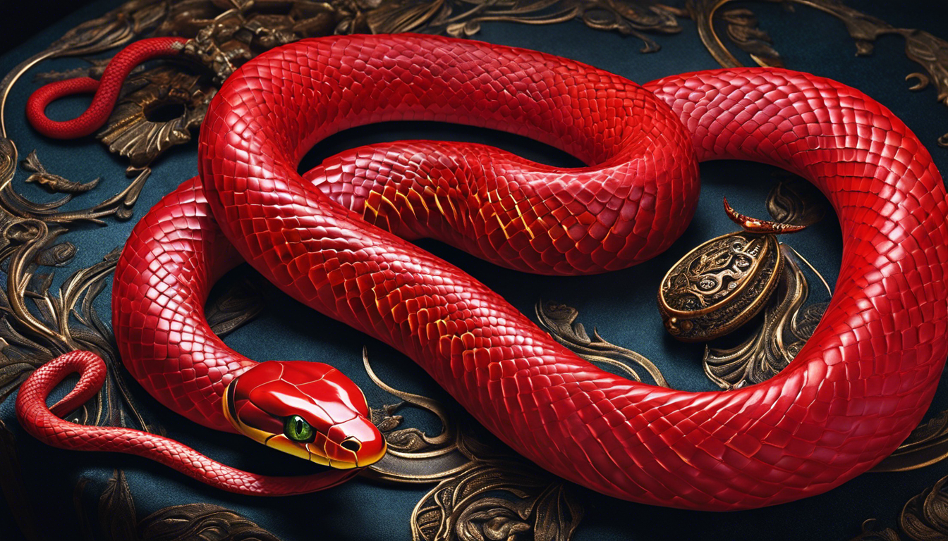 significado de sonhar com uma cobra vermelha interpretacao simbologia espiritualidade 905
