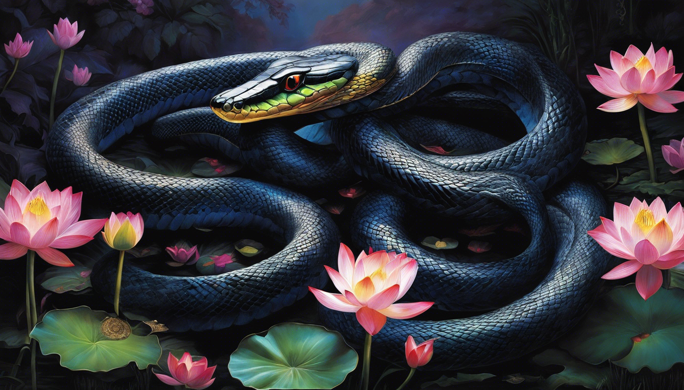 significado do sonho com uma serpente escura interpretacoes espiritualidade positivo negativo 933