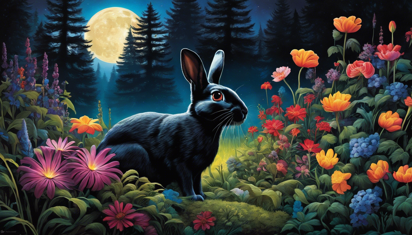 sonhar com coelho preto pode ter varias interpretacoes na espiritualidade pode representar a necessidade de explorar o lado mais misterioso e intuitivo da vida tambem pode indicar a presenca de ene 611